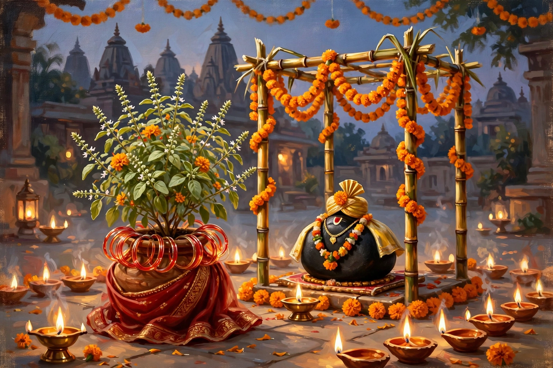 Tulsi Vivah 2026: The Sacred Wedding of Tulsi and Shaligram