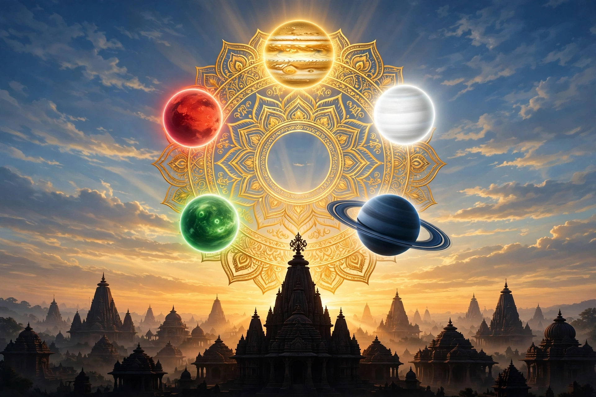 Panch Mahapurusha Yogas: The Five Great Yogas of Power and Wealth